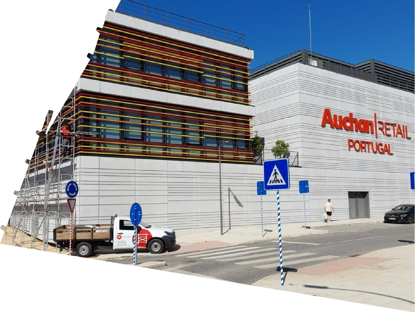 Andaime de fachada 🏗️🏢